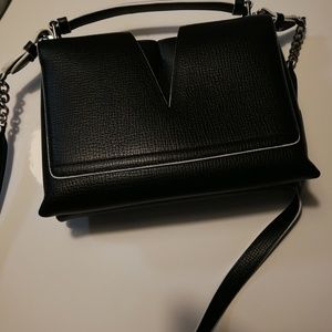 Jil Sander Leather crossbody in black